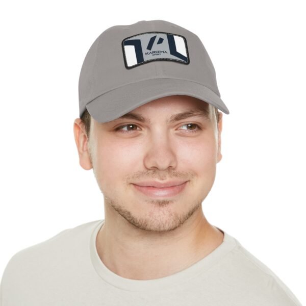Dad’s hat with leather patch From Karizma Bianc 4