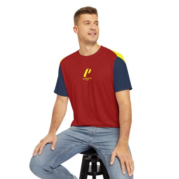 Men’s Polyester Tee By Karizma Naf 3 (AOP)
